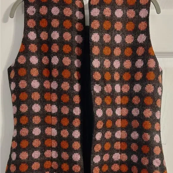 Boden British Tweed by Moon Wool Shift Dress Sleeveless 100% Wool Size 8 - Picture 3 of 7